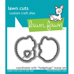 Lawn Fawn HEDGEHUGS dies Lawn Cuts